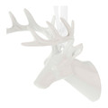 Christmas Hanging Decoration Reindeer Head, white