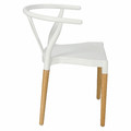 Chair Wicker PP Simplet, white