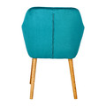 Upholstered Chair Emilia Velvet, bottle green