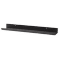 MALMBÄCK Display shelf, dark grey, 60 cm