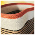 MÄVINN Basket, striped multicolour, 30x25x20 cm