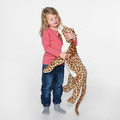 MORRHÅR Soft toy, leopard/beige, 80 cm