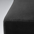 BERGMUND Chair cover, medium long, Djuparp dark gray