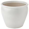 AMBRARÖNN Plant pot, in/outdoor/white, 19 cm