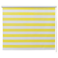 FRIDANS Block-out roller blind, white yellow/striped, 100x195 cm