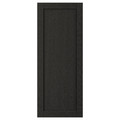 LERHYTTAN Door, black stained, 40x100 cm