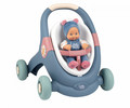 Smoby Minikiss Baby Doll Walker 3in1 12m+