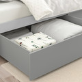 SMYGA Bed storage box, light grey, 99x91x29 cm