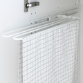 UTRUSTA Towel rail, white, 16 cm