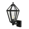 GoodHome Garden Outdoor Wall Lamp with Motion Sensor Radley E27 IP44, black