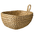 HÖKRUBBA Basket, water hyacinth, 26x35x18 cm