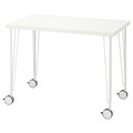 LINNMON / KRILLE Desk, white, 100x60 cm