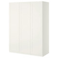 PAX Wardrobe, white, Bergsbo white, 150x60x201 cm