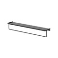 GoodHome Bathroom Shelf Elland, black