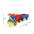 Giant Truck and Trailer Set 107cm, assorted colours, 12m+