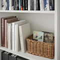 SKRUVBY TV storage combination, white, 216x38x140 cm