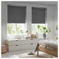 FYRTUR Block-out roller blind w hub kit, white, 120x195 cm