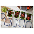 IKEA 365+ Food container, rectangular, plastic, 21x15 cm