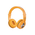 BuddyPhones Headphones Bluetooth Play Safari, yellow