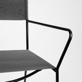 HÖGALT Chair, black/Älvsborg dark grey