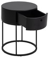 Nightstand Bedside Table Polo, black