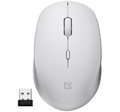 Defender Optical Wireless Mouse Silent Click Auris MB-027, white