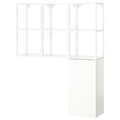 ENHET Storage combination, white, 120x32x150 cm