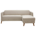 LINANÄS 3-seat sofa, with chaise longue/Vissle beige