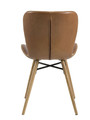 Chair Batilda Retro, brandy/natural