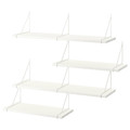 BERGSHULT / PERSHULT Wall shelf combination, white/white