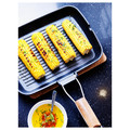 GRILLA Grill pan, black, 36x26 cm