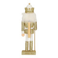 Nutcracker Christmas Decoration William 3 25cm, white