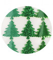 Craft Christmas Self-Adhesive Decoration Set Christmas Tree 9pcs, green