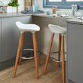 Cooke&Lewis Bar Stool Shira, white