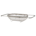 IDEALISK Colander, stainless steel, black, 34x23 cm