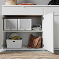 VIHALS Storage combination, white, 235x37x140 cm