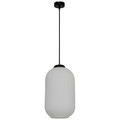 GoodHome Pendant Lamp Walgis 20W E27, chrome/white