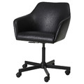 TOSSBERG / MALSKÄR Swivel chair, Grann black/black