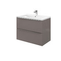 Wall-mounted Basin Cabinet GoodHome Imandra 80cm, grey