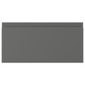 VOXTORP Drawer front, dark grey, 40x20 cm