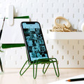 KRUBBET Holder for mobile phone, dark green