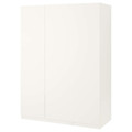 PAX Wardrobe, white, Forsand white, 150x60x201 cm