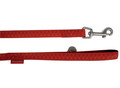 Zolux Dog Leash Mac Leather 15mm/1.2m, red