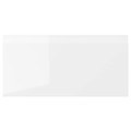 VOXTORP Drawer front, high-gloss white, 40x20 cm