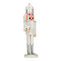 Nutcracker Christmas Decoration 28cm, white, crown