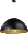 Pendant Lamp Sphere E27, black/gold