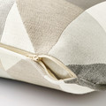SVARTHÖ Cushion cover, grey/beige, 50x50 cm