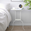 LINDVED Side table, white, 50x68 cm