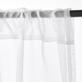 TERESIA Sheer curtains, 1 pair, white, 145x300 cm