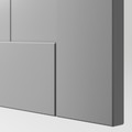 GULLABERG Door with hinges, grey, 50x229 cm